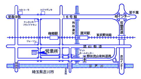 会社地図 イラスト